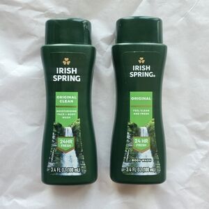 🍒 5/$20 new Irish Spring Original Clean Body Wash Men's Set of 2 Moisturizing
